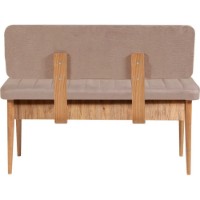 Bancheta Trendy Vina Bank Pine Atlantic/Stone 110x85x46cm GTR006476 imaginea #2 — magazin online Desire.md