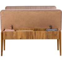 Bancheta Trendy Vina Bank Pine Atlantic/Stone 110x85x46cm GTR006476 imaginea #4 — magazin online Desire.md