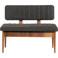 Fotoliu moale Bancheta Trendy Vina Bank Walnut/Anthracit 110x85x40cm GTR006474 imaginea #1 — magazin online Desire.md