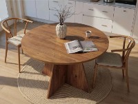 Masă pentru bucătărie Trendy Virella Atlantic Pine 120x75x120cm (GTR008197) imaginea #2 — magazin online Desire.md