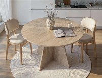 Masă pentru bucătărie Trendy Virella Travertine 120x75 x120cm (GTR008199) imaginea #2 — magazin online Desire.md