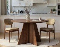 Masă pentru bucătărie Trendy Virella Venezia Walnut 120x75x120cm (GTR008200) imaginea #1 — magazin online Desire.md
