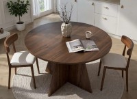 Masă pentru bucătărie Trendy Virella Venezia Walnut 120x75x120cm (GTR008200) imaginea #2 — magazin online Desire.md