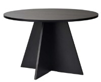 Masă pentru bucătărie Trendy Virella Wood Black 120x75x120cm (GTR008203) imaginea #3 — magazin online Desire.md