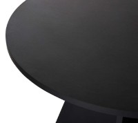Masă pentru bucătărie Trendy Virella Wood Black 120x75x120cm (GTR008203) imaginea #5 — magazin online Desire.md