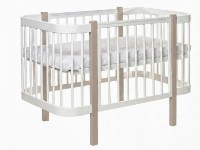 Pătuţ Eucalyptus Karol Plus Longitudina White/Cappuccino (DS-905) imaginea #2 — magazin online Desire.md