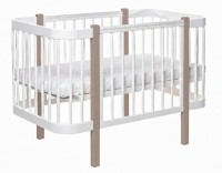 Pătuţ Eucalyptus Karol Plus Longitudina White/Cappuccino (DS-905) imaginea #3 — magazin online Desire.md
