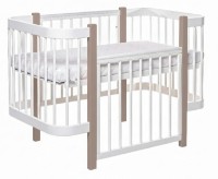 Pătuţ Eucalyptus Karol Plus Longitudina White/Cappuccino (DS-905) imaginea #5 — magazin online Desire.md