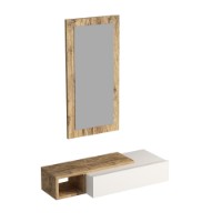 Masă consolă Hanah Home Vien Atlantic Pine White imaginea #4 — magazin online Desire.md