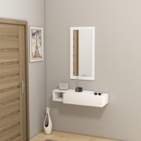 Masă consolă Hanah Home Vien White imaginea #3 — magazin online Desire.md
