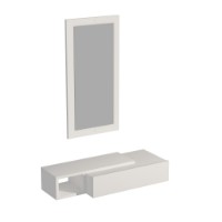 Masă consolă Hanah Home Vien White imaginea #4 — magazin online Desire.md