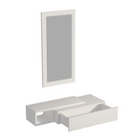 Masă consolă Hanah Home Vien White imaginea #5 — magazin online Desire.md