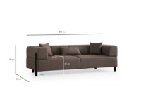 Canapea Atelier Del Sofa Gio Brown imaginea #9 — magazin online Desire.md