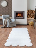 Covor Conceptum Hypnose Laser Plush White 0.80x1.50m