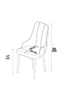 Set mobilă pentru bucătărie Hanah Home Newa Cappuccino Brown imaginea #2 — magazin online Desire.md