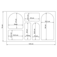 Dulăpior Hanah Home Liva 120 White imaginea #12 — magazin online Desire.md