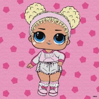 Tablou pe numere Ideyka L.O.L Surprise! Game on. Flower Child 25х25cm (KHO1320)