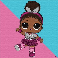 Tablou pe numere Ideyka L.O.L Surprise! Game on. Foxy 25х25cm (KHO1317)