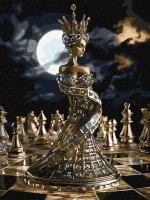 Tablou pe numere Ideyka Queen's Move 30x40cm (KHO8560) 