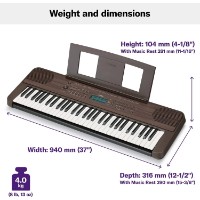 Sintetizator Yamaha PSR E 360 DW imaginea #3 — magazin online Desire.md