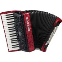 Acordeon Parrot Bravo III 96 Silent Key Red