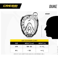 Masca pentru înot Cressi Duke Dry Black S/M (XDT000050) imaginea #6 — magazin online Desire.md