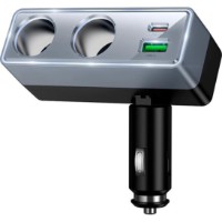 Încărcător auto Hoco Z65B Black