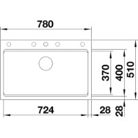 Chiuvetă de bucătărie Blanco Etagon 8 (527079) imaginea #5 — magazin online Desire.md