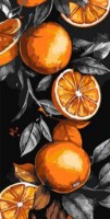 Tablou pe numere Ideyka Sicilian Oranges 40x80cm (KHO6396) 
