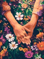 Tablou pe numere Ideyka Tine-ma strans 30x40cm (KHO8618)