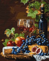 Tablou pe numere Ideyka Vinul preferat 40x50cm (KHO5699)