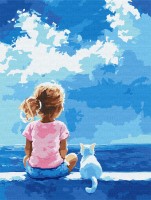Tablou pe numere Ideyka Prietenie gingasa 30x40cm (KHO8685)