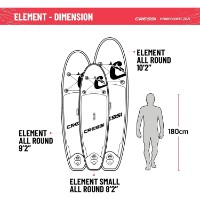 SUP-доска Cressi Element All Round Isup Set Aquamarine (NA000832) фото №8 — интернет-магазин Desire.md
