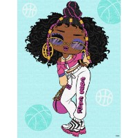 Tablou pe numere Ideyka L.O.L. Surprise! Tweens Hoops Cutie 30х40cm (KHO6285)