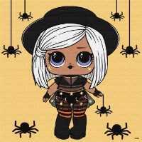 Tablou pe numere Ideyka L.O.L. Surprise! Witchay Babay 25х25cm (KHO1333)