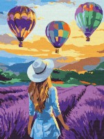Tablou pe numere Ideyka Lavender Adventures 30x40cm (KHO8660) 