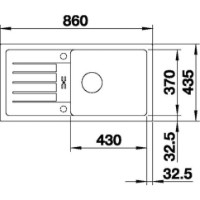 Chiuvetă de bucătărie Blanco Favum XL 6S (527084) imaginea #2 — magazin online Desire.md