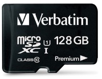Карта памяти Verbatim microSDHC 128GB + adapter (44085)