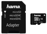 Карта памяти Hama MicroSDHC 32GB Class 10 + Adapter/Mobile (108086)