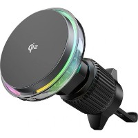 Автодержатель WiWU Qi2 Aurora CH-324 Black