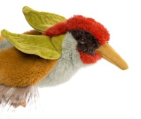 Jucărie de pluș Moulin Roty Green Woodpecker (MR719047) imaginea #3 — magazin online Desire.md
