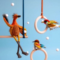 Jucărie de pluș Moulin Roty Green Woodpecker (MR719047) imaginea #4 — magazin online Desire.md