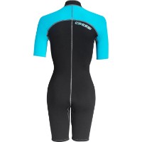 Costum neopren Cressi Lido Shorty Wetsuit 2mm Black/Aquamarine S/2 (LV457002) imaginea #11 — magazin online Desire.md