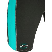 Costum neopren Cressi Lido Shorty Wetsuit 2mm Black/Aquamarine S/2 (LV457002) imaginea #3 — magazin online Desire.md