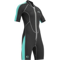 Costum neopren Cressi Lido Shorty Wetsuit 2mm Black/Aquamarine S/2 (LV457002) imaginea #5 — magazin online Desire.md