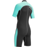 Costum neopren Cressi Lido Shorty Wetsuit 2mm Black/Aquamarine S/2 (LV457002) imaginea #6 — magazin online Desire.md