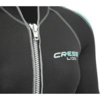 Costum neopren Cressi Lido Shorty Wetsuit 2mm Black/Aquamarine S/2 (LV457002) imaginea #7 — magazin online Desire.md