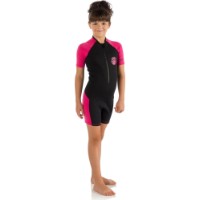 Costum neopren Cressi Little Shark Jr Shorty Wetsuit S/L 2mm Black/Pink Y 11/12 (DG003107) imaginea #2 — magazin online Desire.md