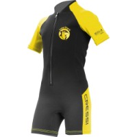 Costum neopren Cressi Little Shark Jr Shorty Wetsuit S/L 2mm Black/Yellow Y 7/8(XDG003205) imaginea #1 — magazin online Desire.md