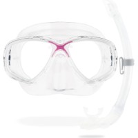 Masca si tub pentru înot Cressi Marea + Gamma Combo Clear/Pink (DM1000054) imaginea #2 — magazin online Desire.md